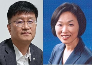 (왼쪽부터) 김성진, 이정숙 후보. 사진=KB국민은행